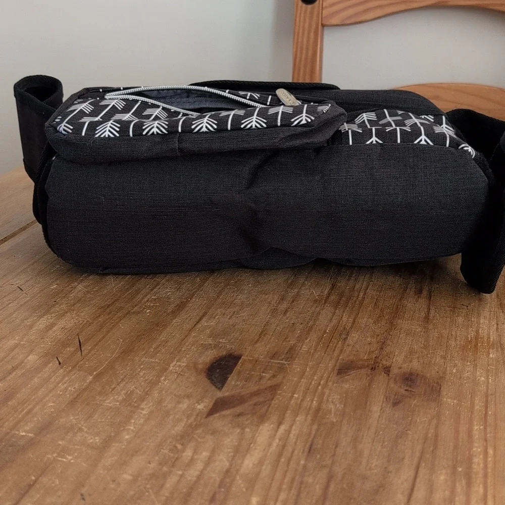Leke Baby Black Arrow Print Stroller Organizer